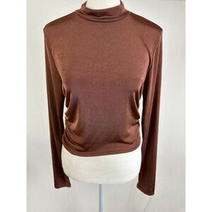 Electrica Top Women's Large Long Sleeve Turtle Neck‎